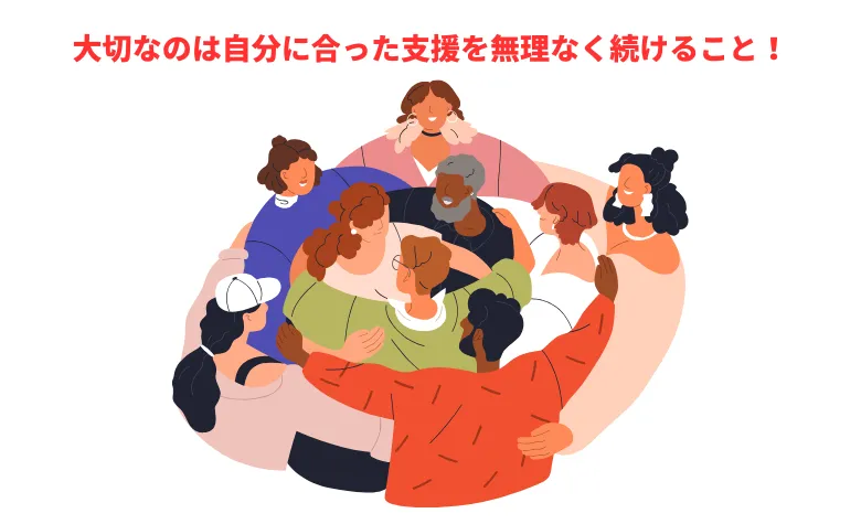 自分に合った支援