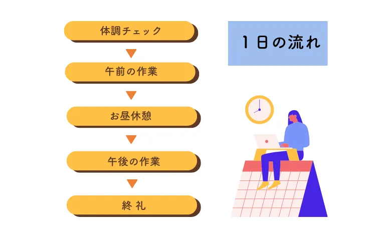 1日の流れ